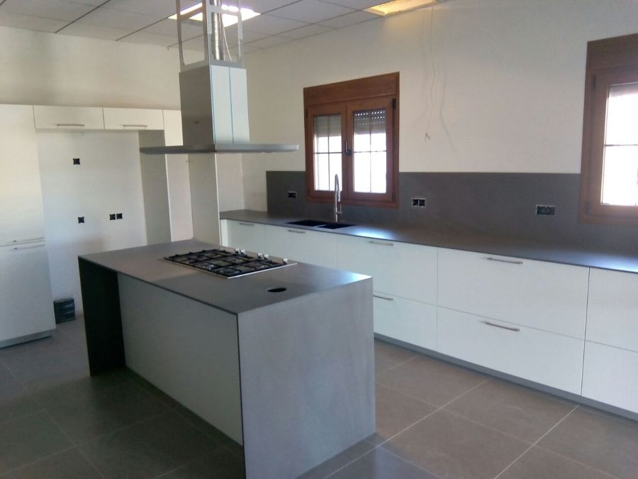 Encimera cocina e isla Neolithe Lava