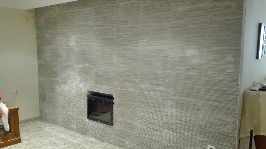 Hacer juntas y colocar chimenea