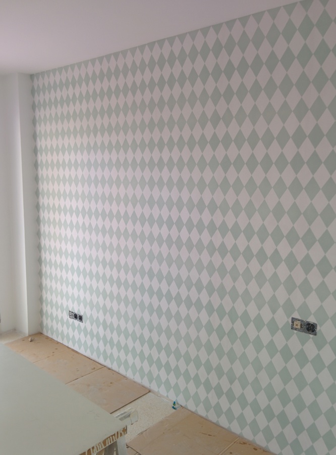Empapelado pared de habitacion