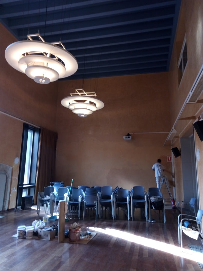 Reparación estucos.