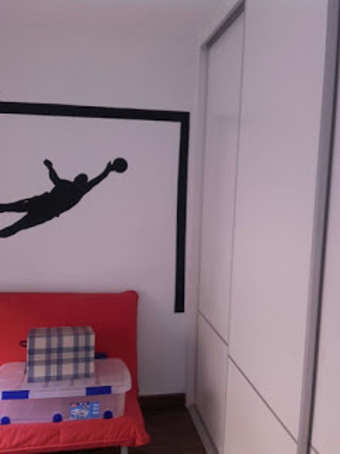 Habitación con dibujo