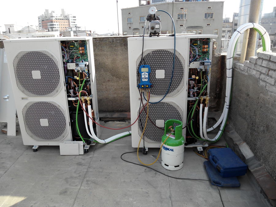 Instalacion aires acondicionados