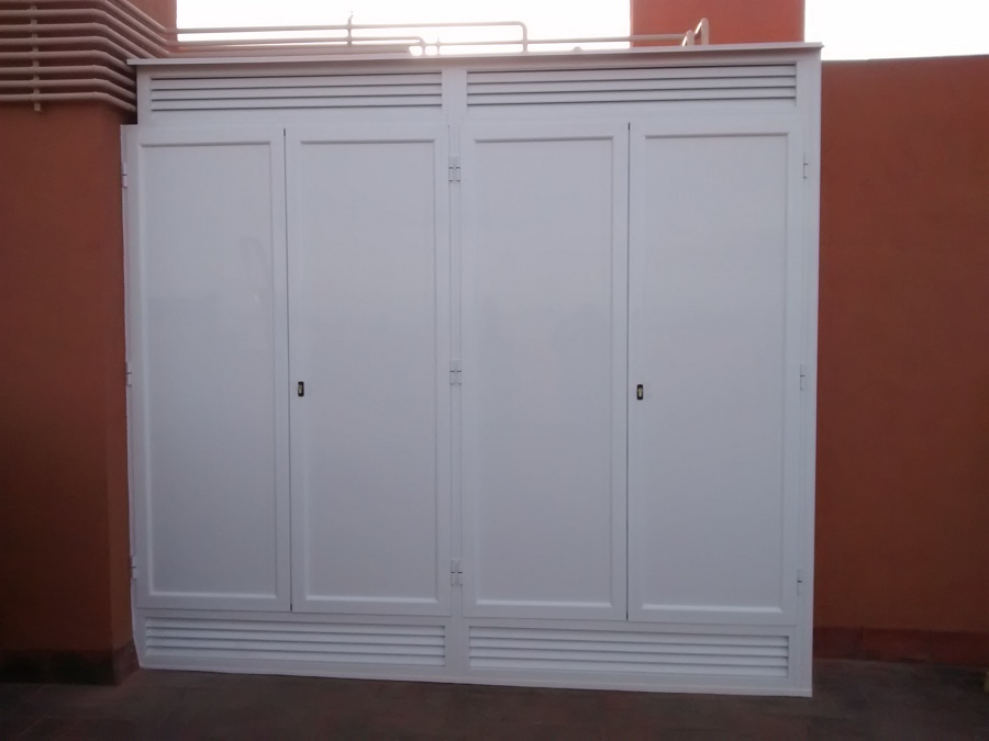 Armario Aluminio de contadores comunidad