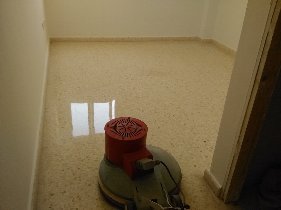 Abrillantado de suelos de terrazo