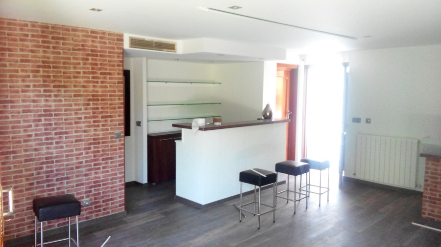 Sala con discoteca y bar