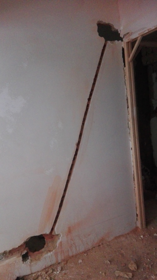 apertura de rozas para instalacion electrica