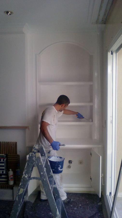 Lacados de muebles de escayola