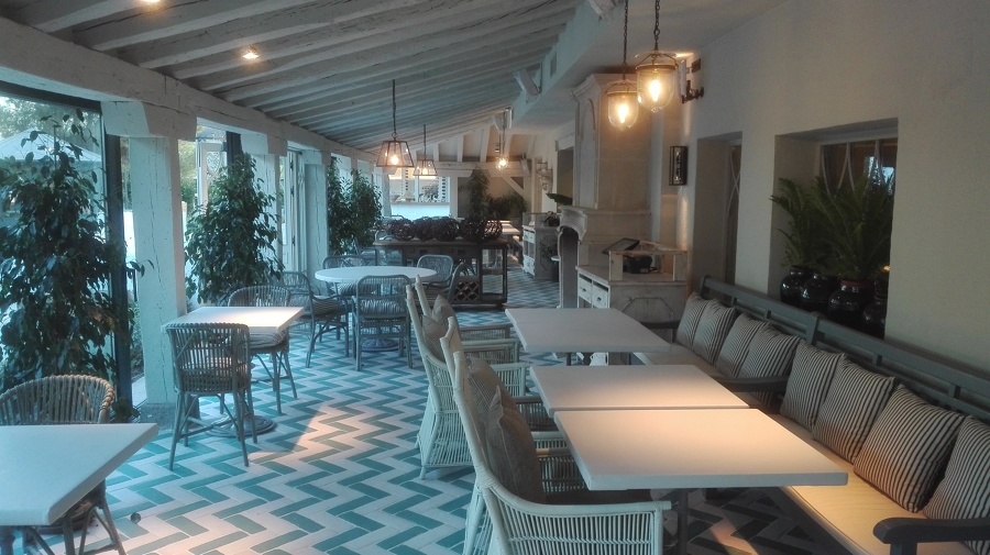 iluminación salón restaurante