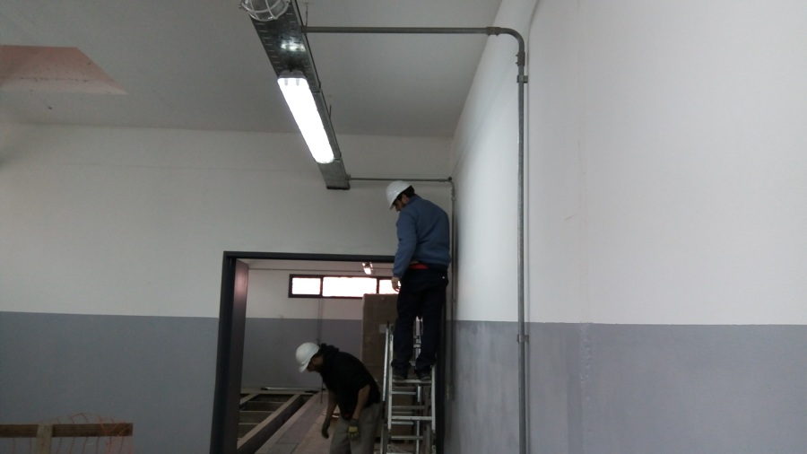 Instalación Bandeja y Cableado