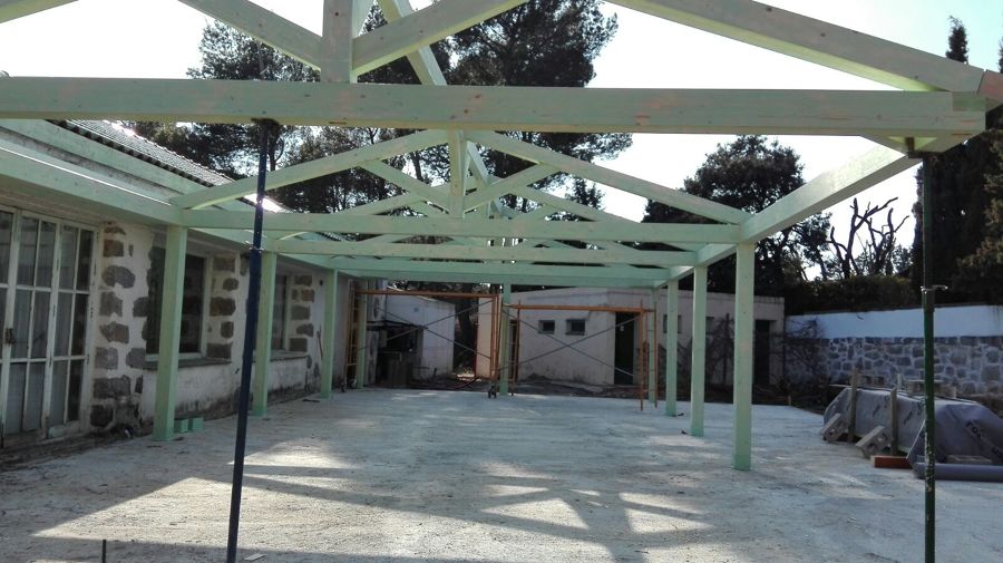 estructura de madera