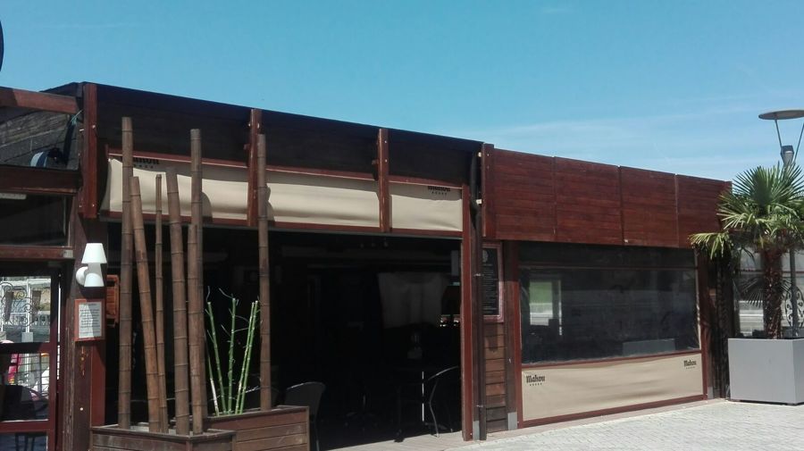 restaurante. cerramiento terraza