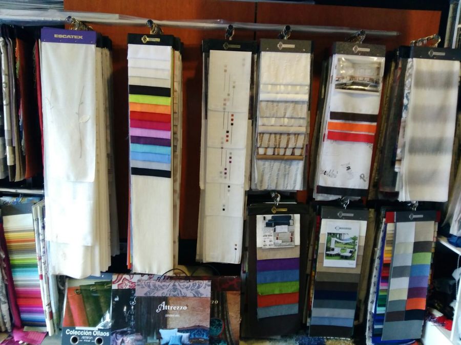Muestrario de telas