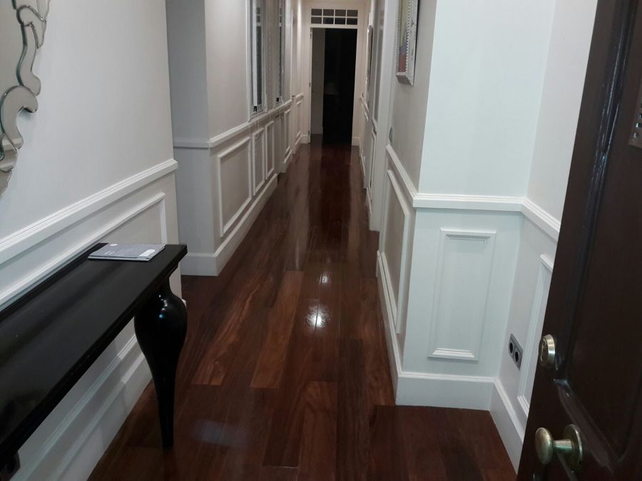 limpieza piso habitado