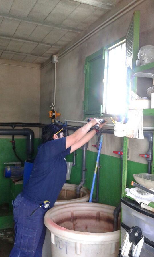 Instalación eléctrica  bomba de achique