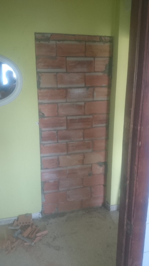 Tapar puerta,  tabique 