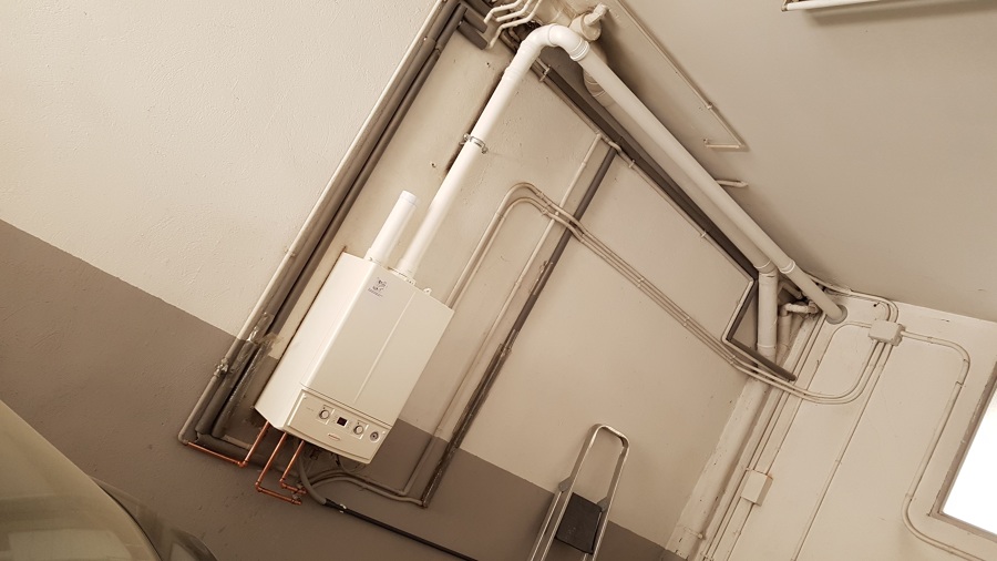 Substitución de caldera mural a gas de condensación