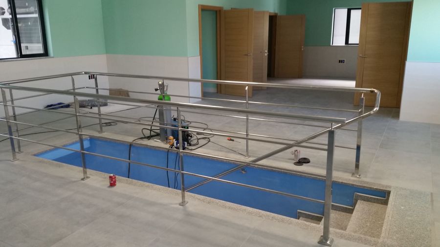 Barandillas inox pulido