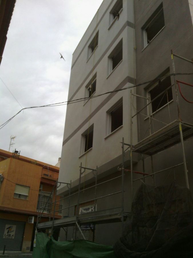 revestimiento de fachada obra nueva