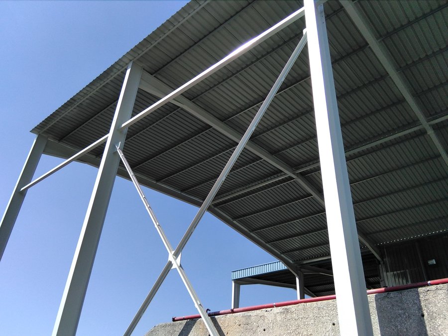 Fase ejecución cerramiento cubierta