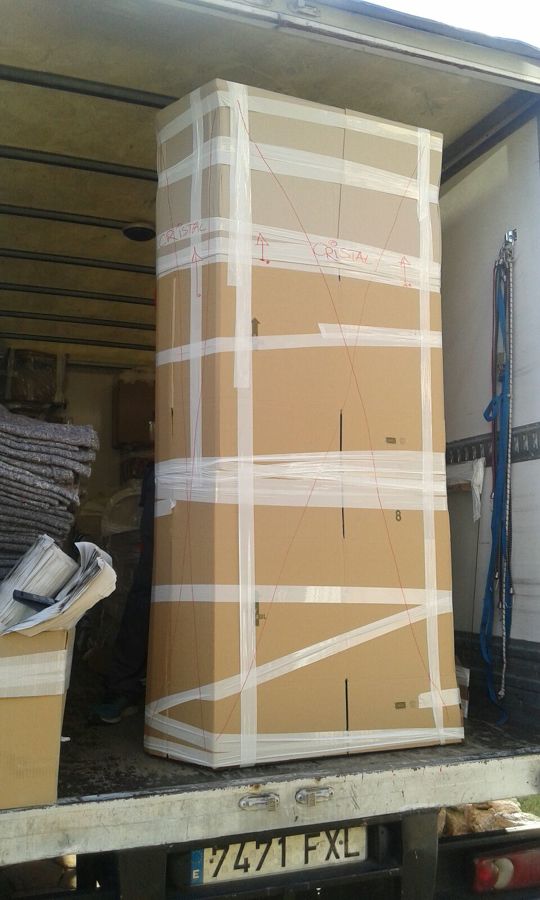 Vitrina con cristales