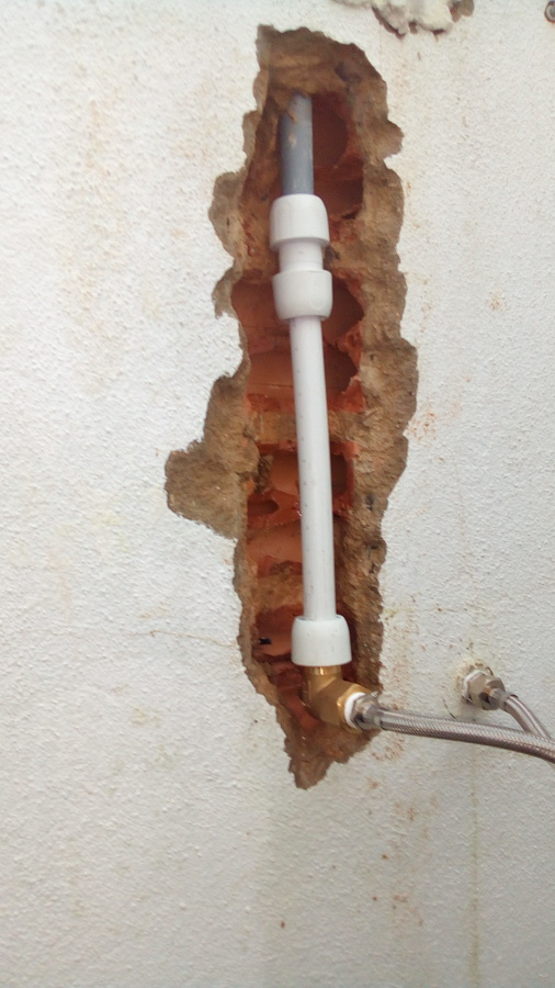 Reparación tubería