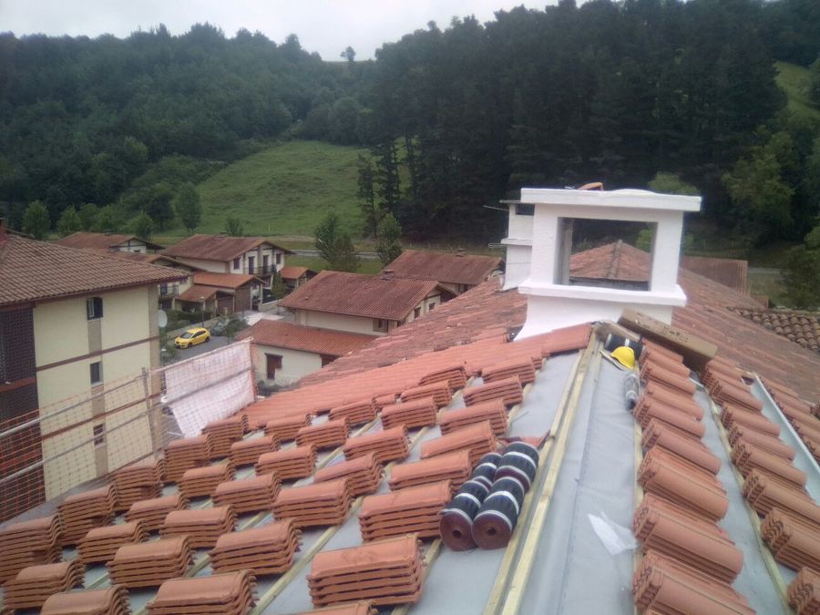 Tejado de hormigon lazkao