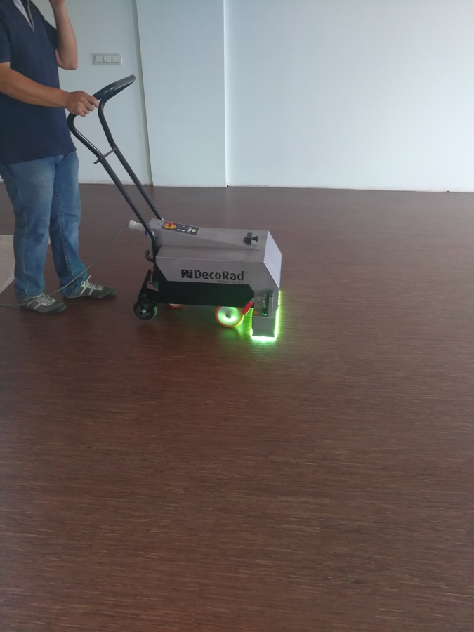 Lijado y barnizado de parquet de nogal