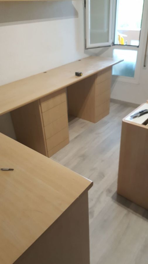 mesa escritorio medida especial habitación--cajoneras y encierra