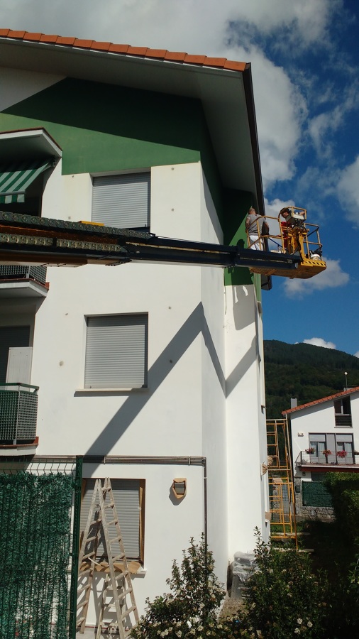 Insuflado de celulosa por el exterior