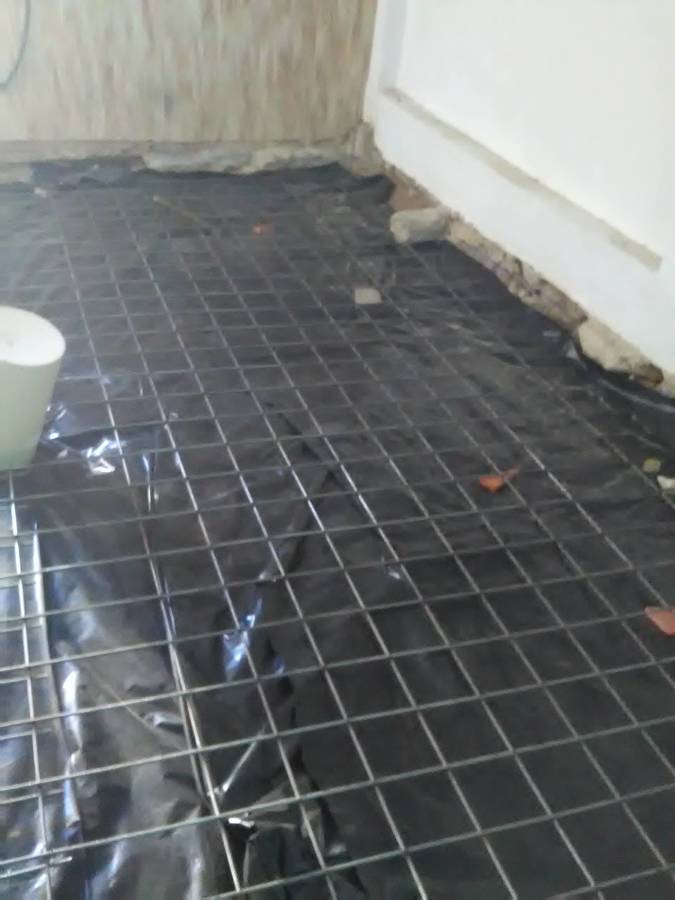 Antes de echar hormigón