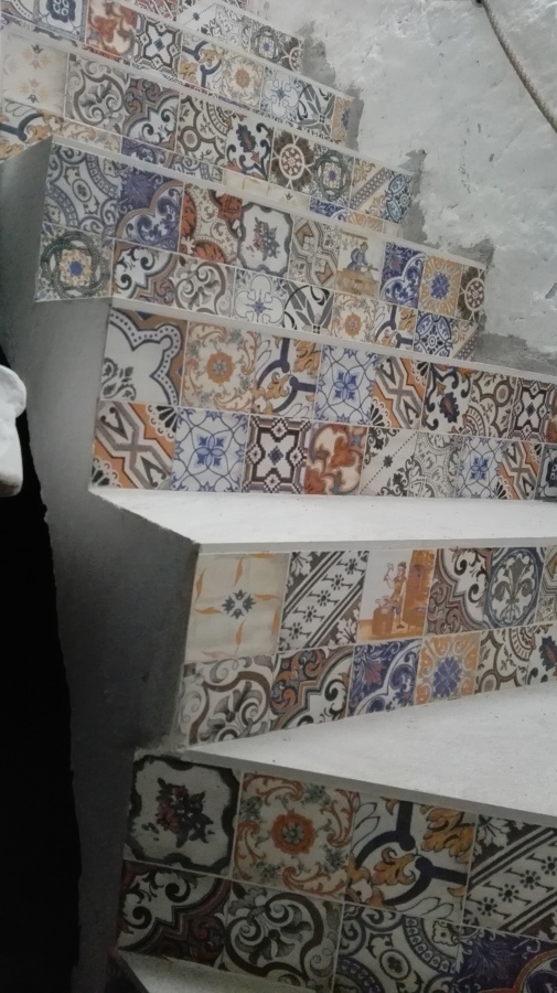 Mosaico Escalera combinado