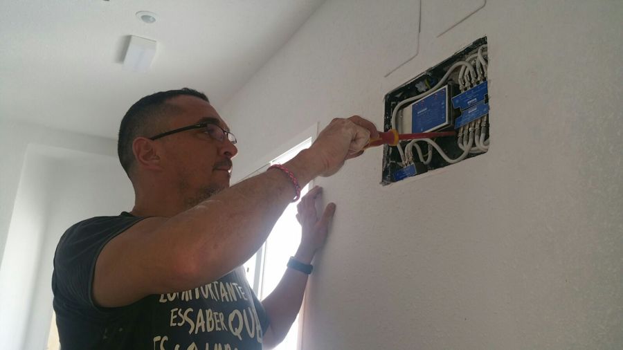 Conexionado coaxiales distribución televisión