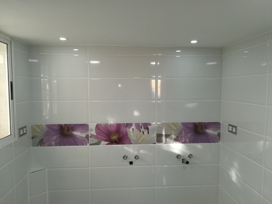 Instalación eléctrica baño.