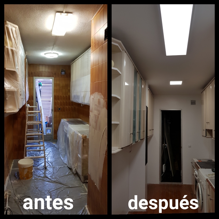 Alisado de azulejos de cocina