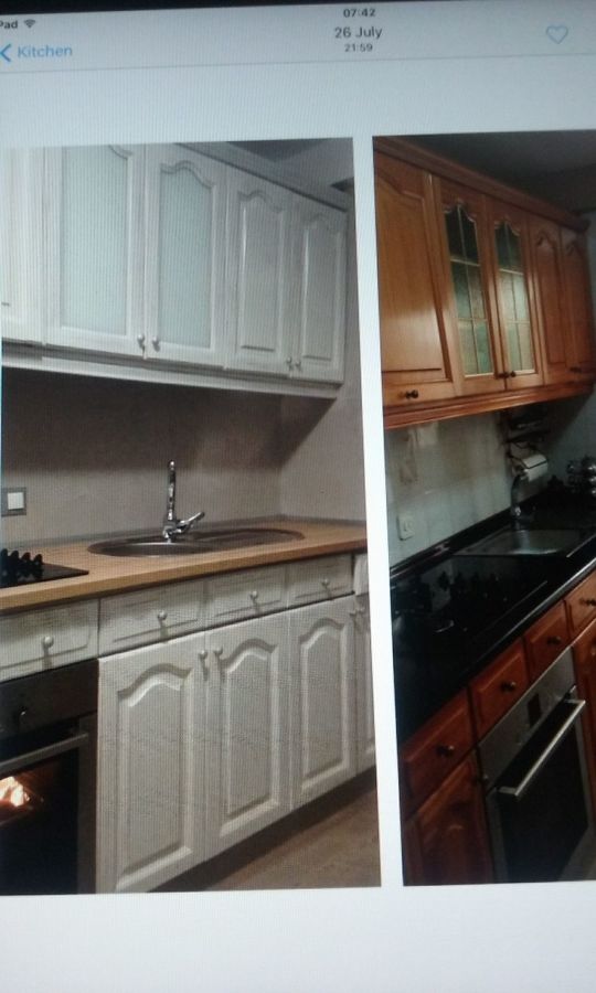 Cocina antes de RESTAURAR .