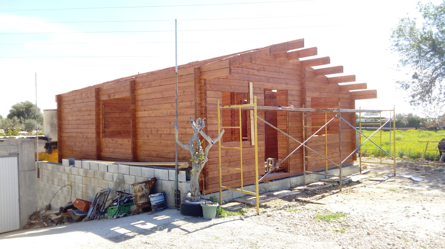 Montaje casa de madera Soladd Mallorca