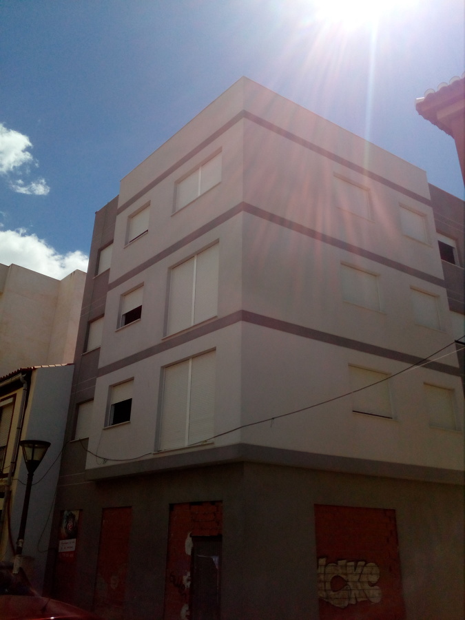 revestimiento de fachada obra nueva