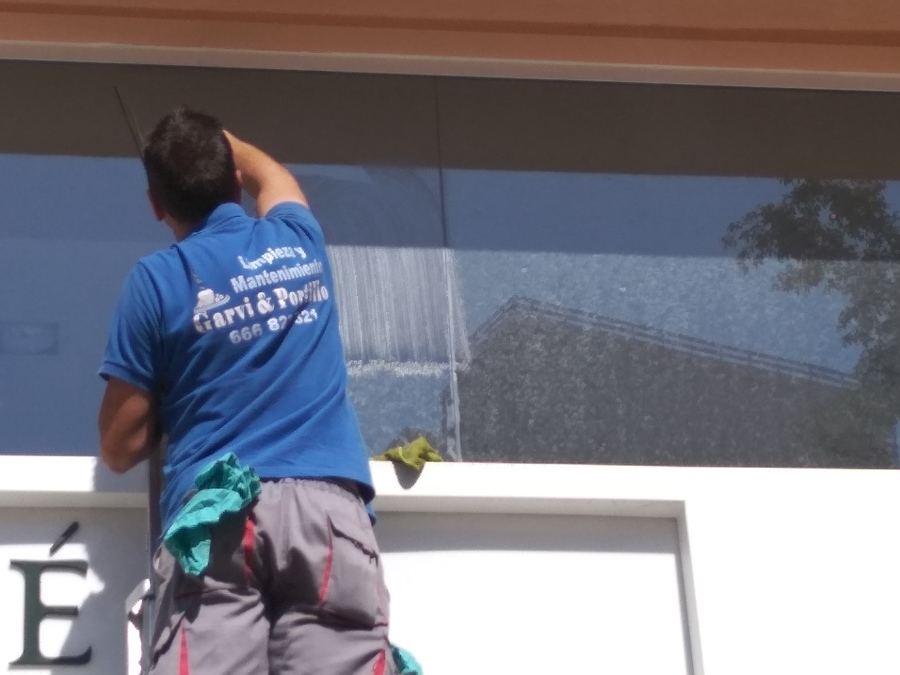 limpieza de cristales