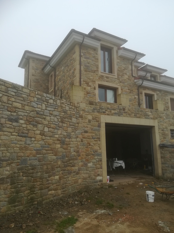 Mampostería de piedra arenisca