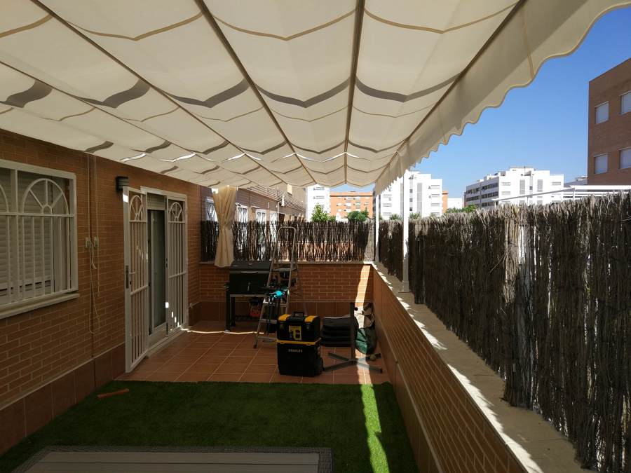 Pérgola de aluminio en Parla