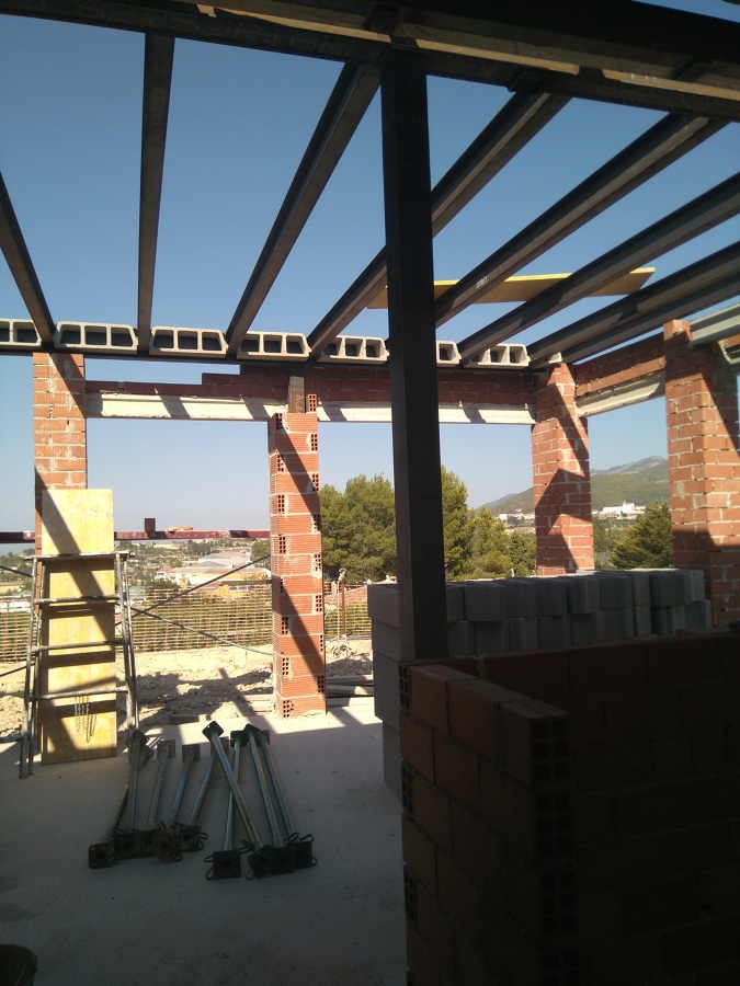 Vivienda Unifamiliar. Proyecto actualmente en ejecución.