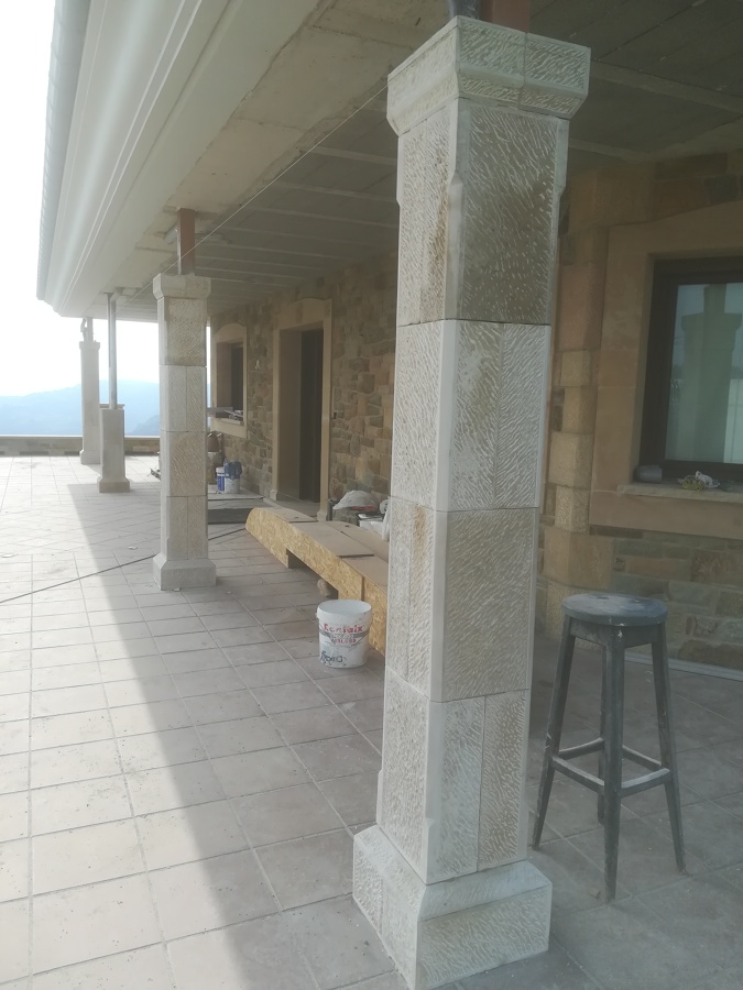 Pilares de sillería