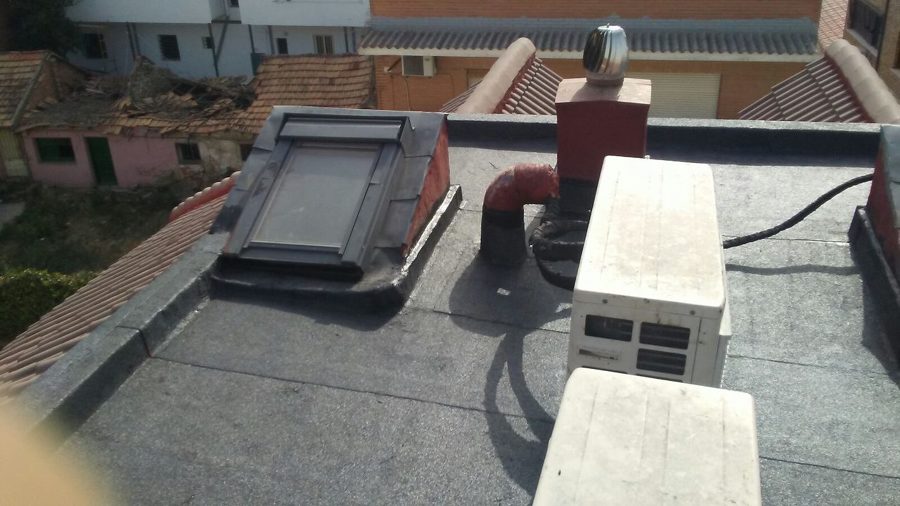 Impermeabilización cubierta con tela asfáltica