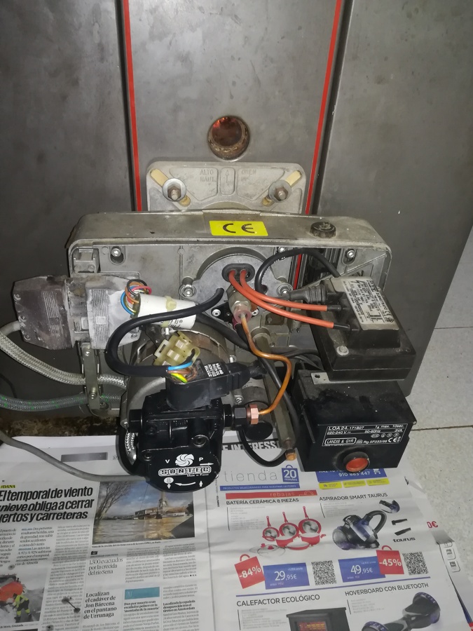 Reparacion quemador gasoil