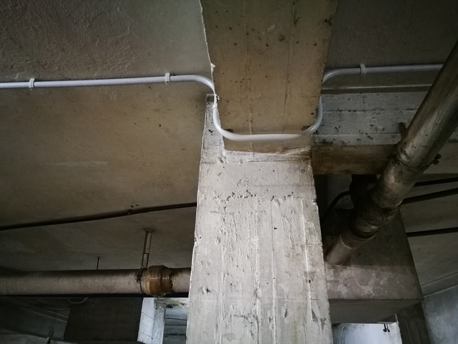 Instalación cin tubo rígido