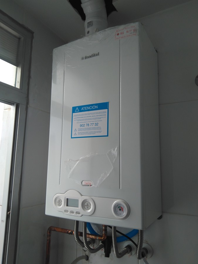 Instalación caldera gas condensación