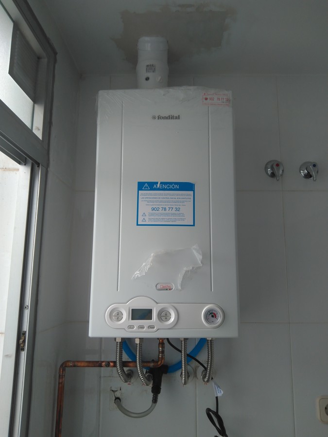 Instalacion caldera gas de condensación