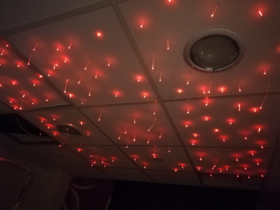 Alumbrado fibra óptica RGB