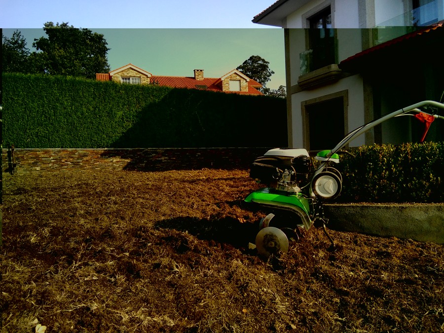 Preparado de terreno.