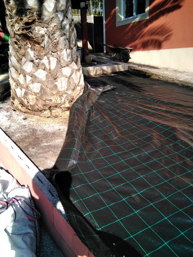 Preparado de terreno para césped artificial.